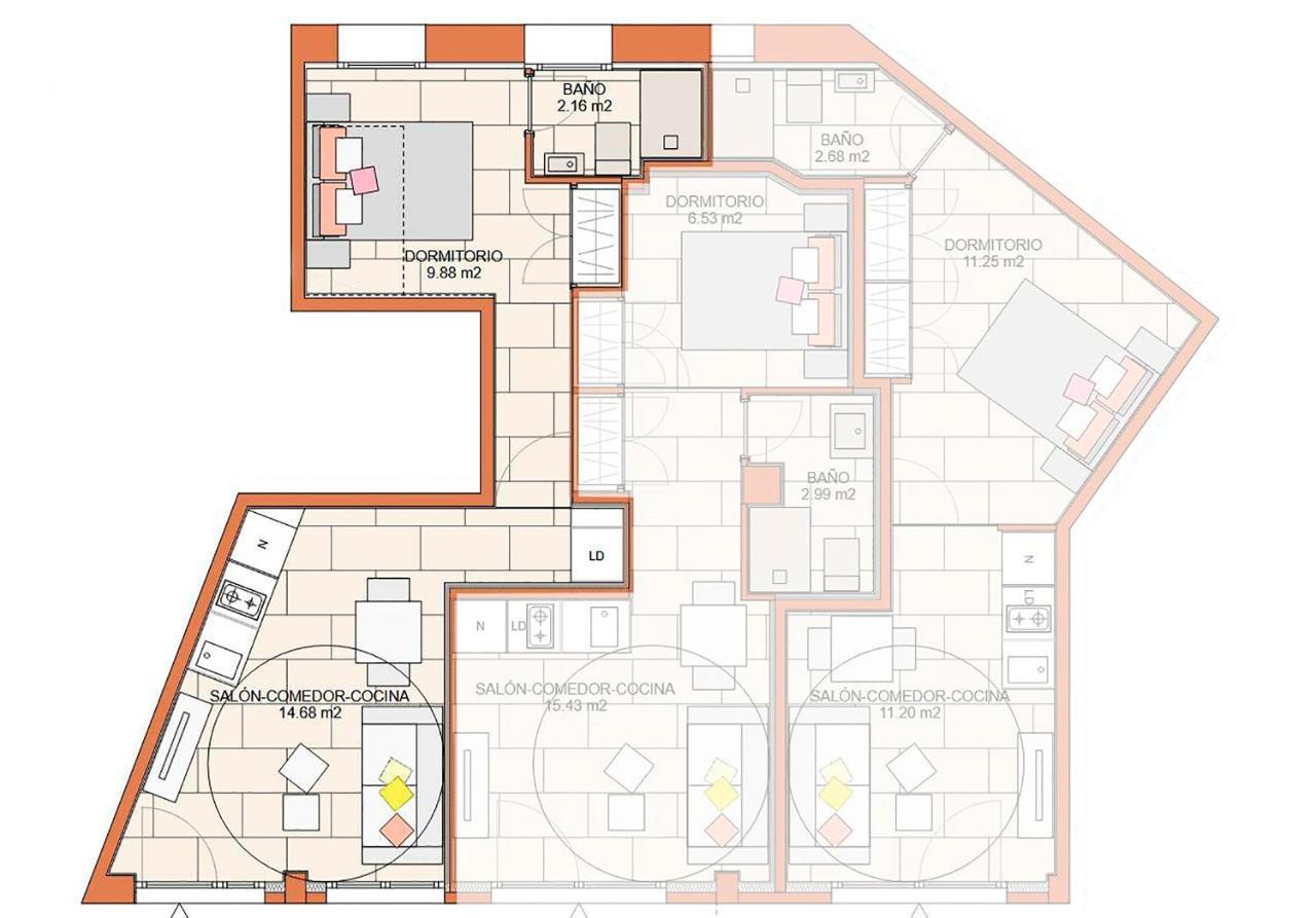 New 1 Min Metro, Cozy 1 Bed Close To Downtown, Wifi A Madrid Eksteriør billede