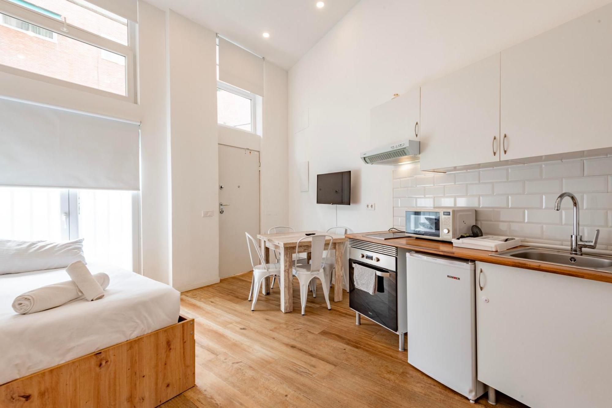New 1 Min Metro, Cozy 1 Bed Close To Downtown, Wifi A Madrid Eksteriør billede